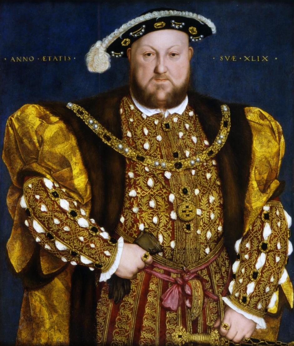 Enrique VIII de Inglaterra, retratado por Hans Holbein el Joven