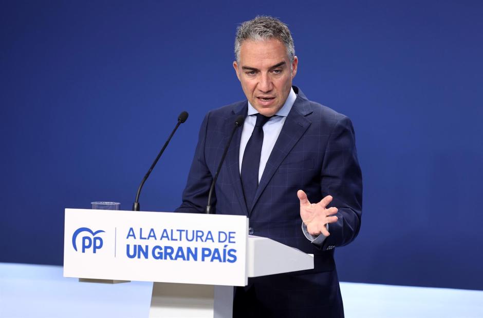 Elías Bendodo, coordinador general del PP