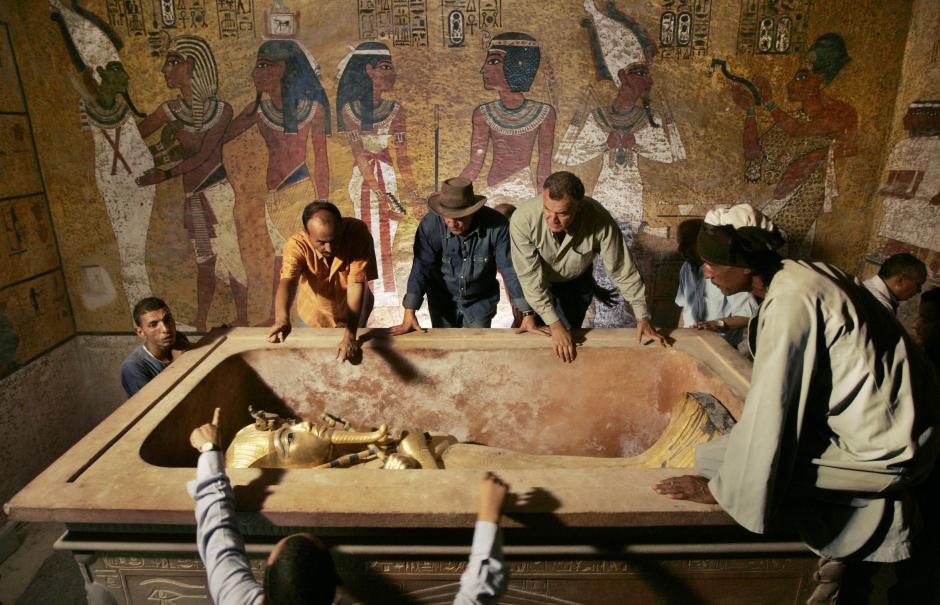 La tumba del faraón Tutankamón en el Valle de Los Reyes en Luxor