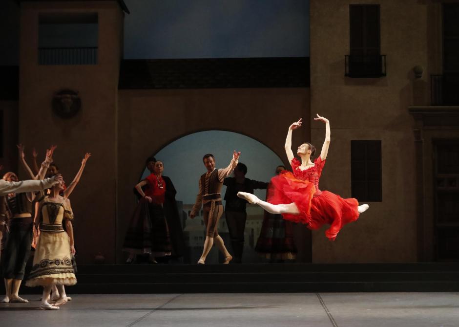 Ensayo de 'El Hidalgo de la Mancha', ballet dirigido por Nacho Duato, en San Petersburgo