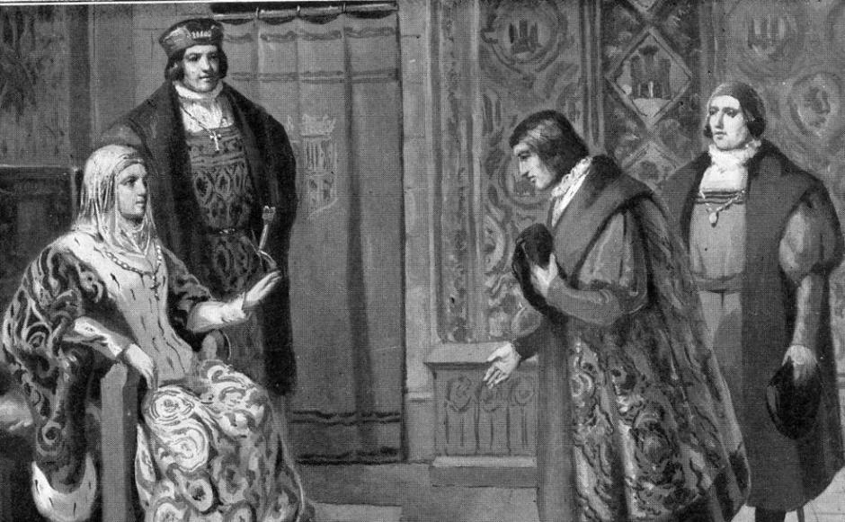 El 20 de enero de 1486 Cristóbal Colón expone ante los Reyes Católicos su proyecto de abrir una ruta por el Atlántico para llegar a las Indias Orientales
