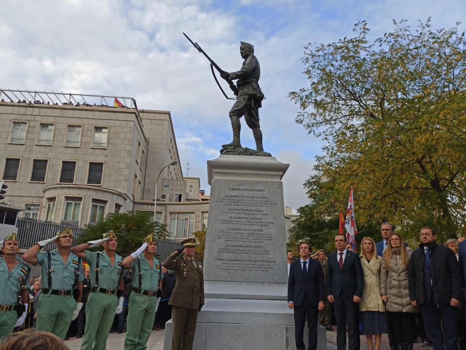 En el acto han estado presentes representantes de los cuatro tercios de la Legión