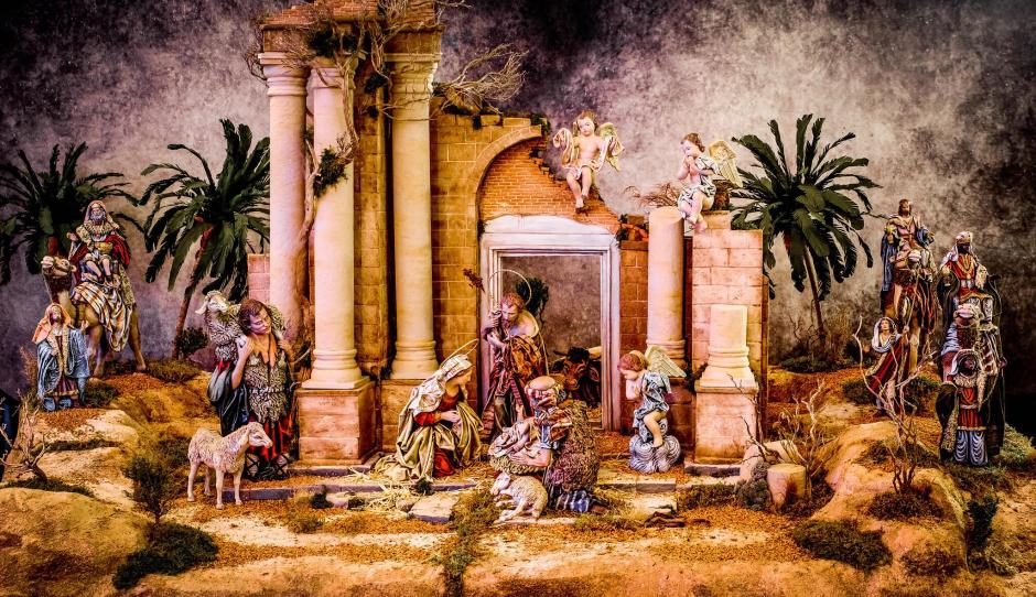 Belén expuesto en el Parlamento Europeo