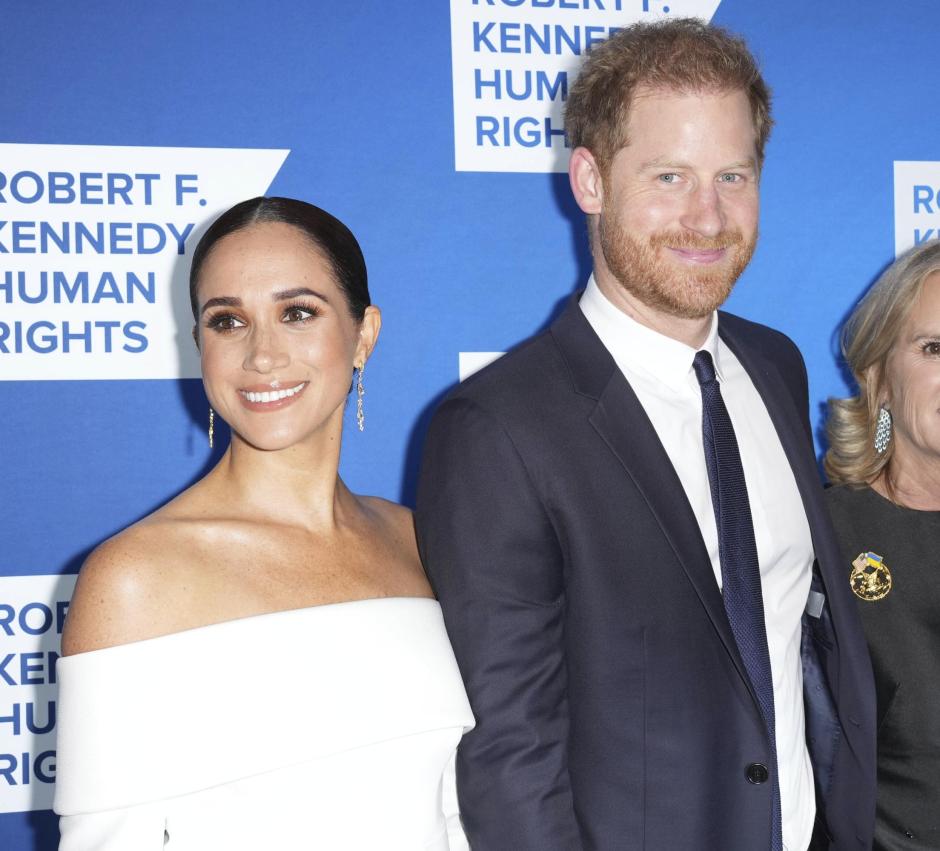 Meghan Markle y el Príncipe Harry, en la gala a la que asistieron este martes en Nueva York