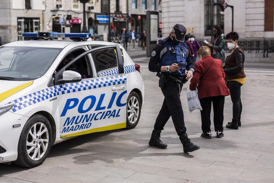 Un agente de la Policía Municipal de Madrid