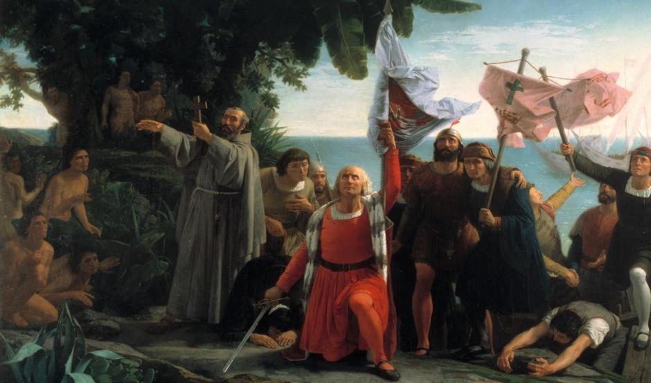 'Desembarco de Cristóbal Colón', de Dióscoro de Puebla