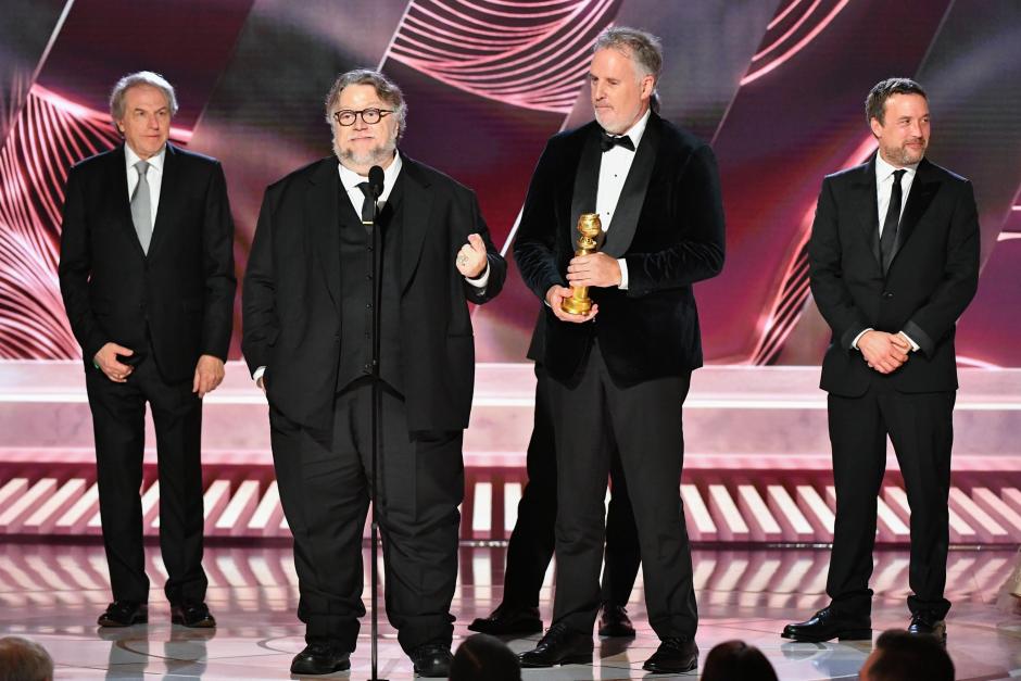 El director Guillermo del Toro ha recibido el galardón para su película Pinocho como Mejor Película de Animación