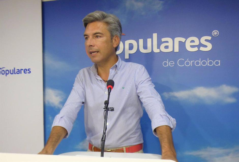 Andrés Lorite, en la sede del PP de Córdoba