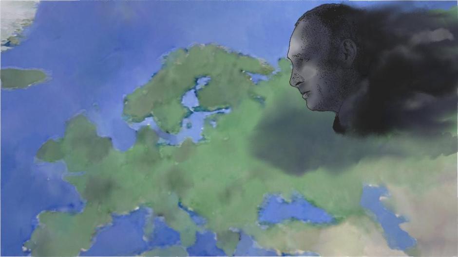 Ilustración: putin europa