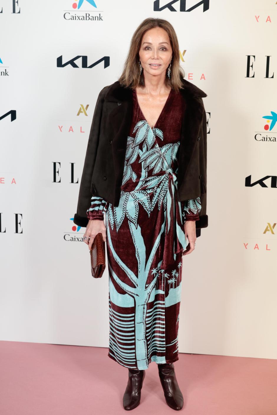 Isabel Preysler at photocall for Elle Women Summit event in Madrid on Tuesday, 7 March 2023.