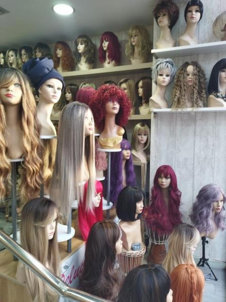 Las pelucas que almacenaba la mujer asesinada en Oviedo