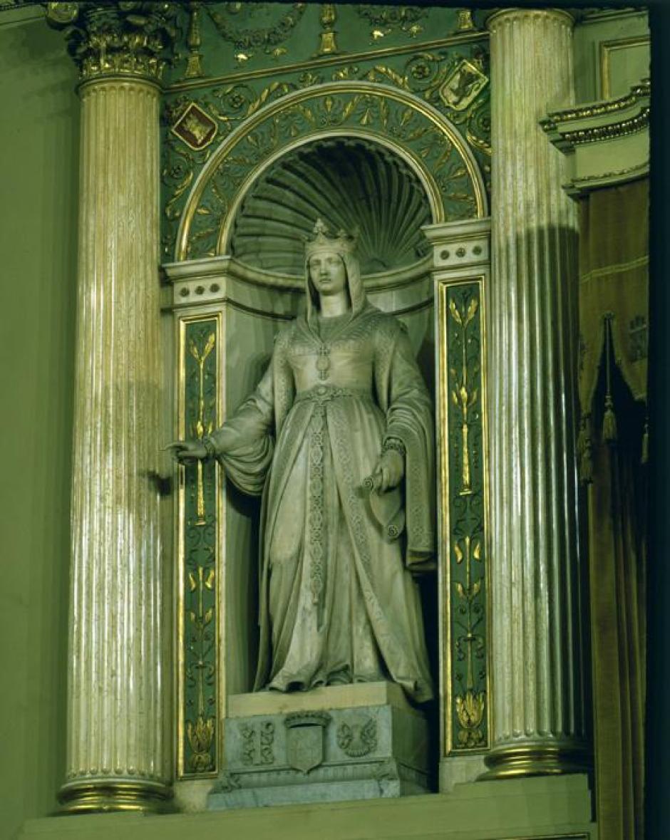 Estatua de Isabel la Católica en el Congreso de los Diputados