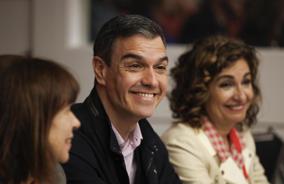 El presidente del Gobierno y secretario general del PSOE Pedro Sánchez asiste a la reunión del Comité Federal del PSOE