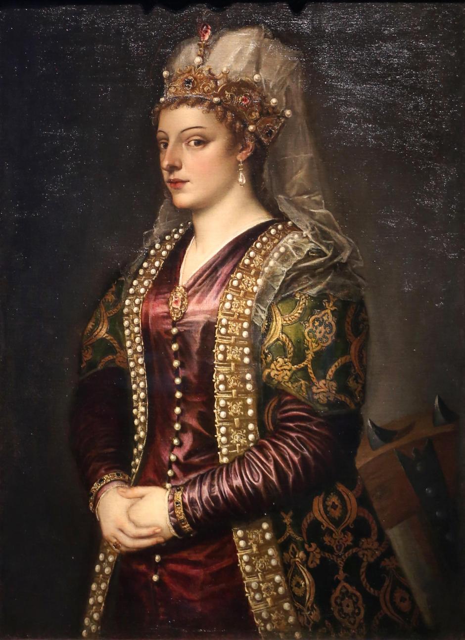 Retrato póstumo de Caterina Cornaro como Santa Catalina de Alejandría