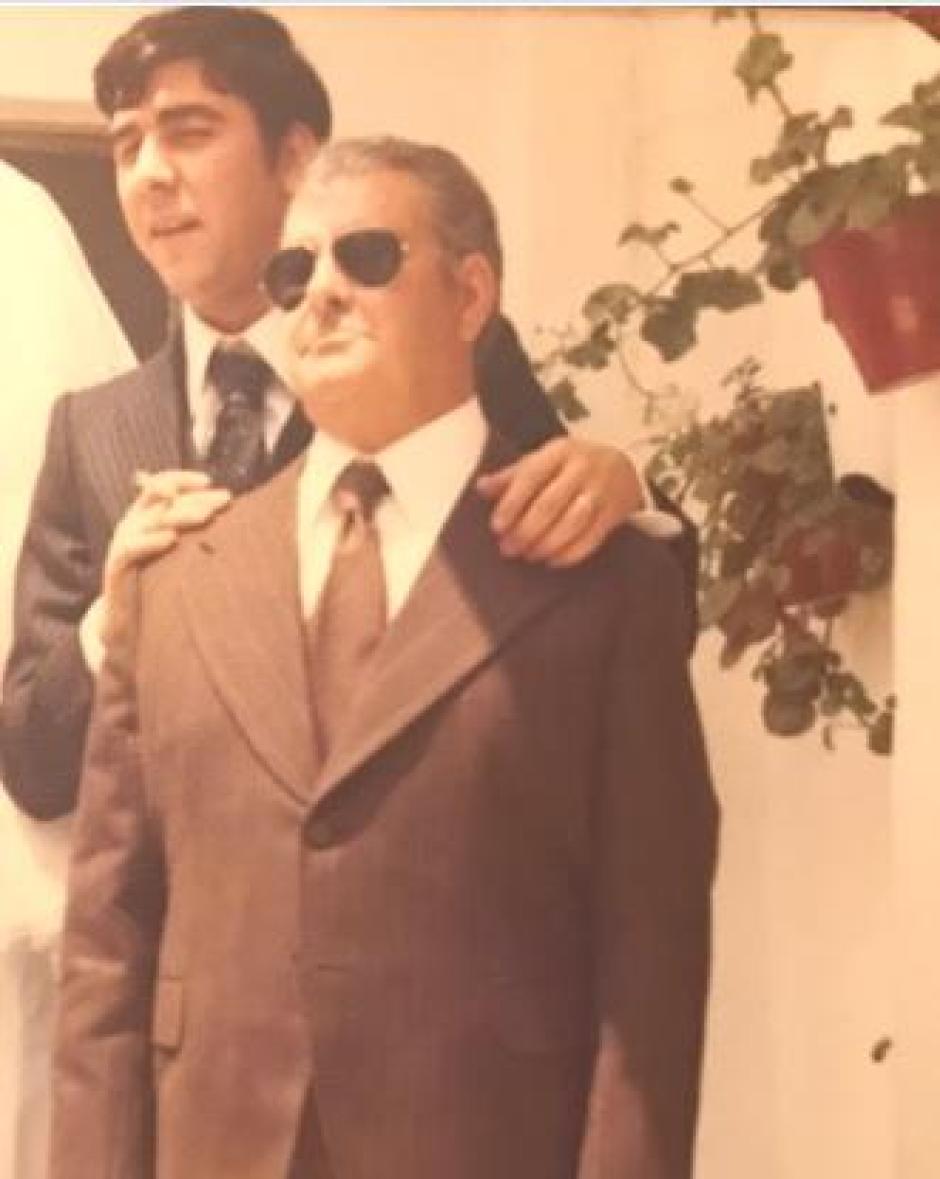 Antonio González, en la boda de su hijo
