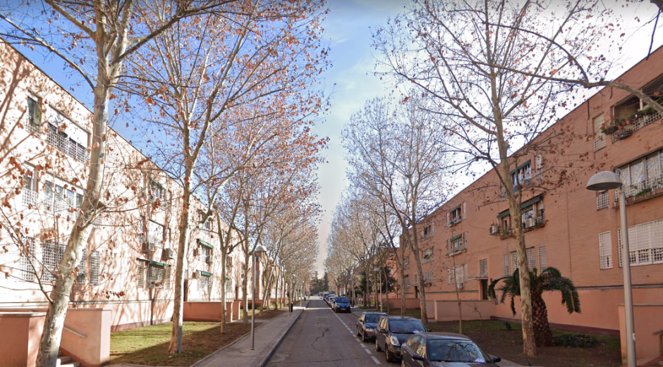 La calle de Órgiva, en el distrito madrileño de Usera