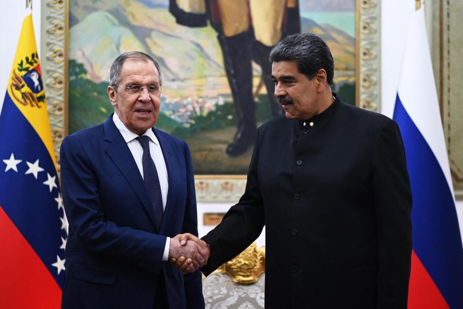 Sergei Lavrov, ministro de exteriores de Rusia fue recibido en Caracas por Nicolás Maduro