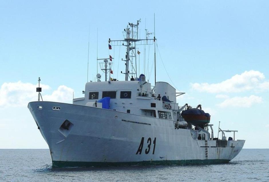 El buque hidrográfico A-31 Malaspina de la Armada española
