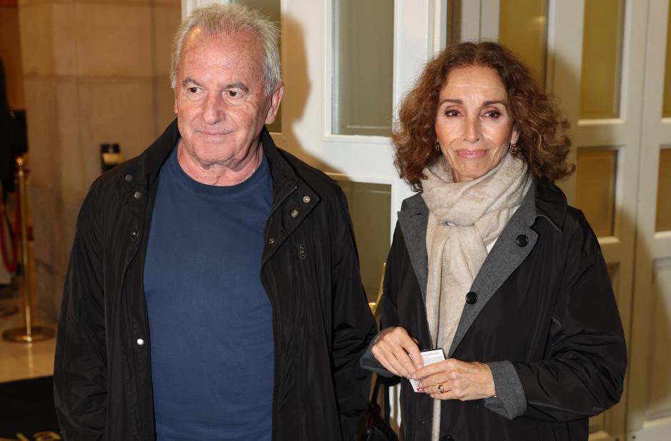 Singers Victor Manuel and Ana Belen  during Almudena Grandes Tribute in Madrid on Monday, 7 November 2022.