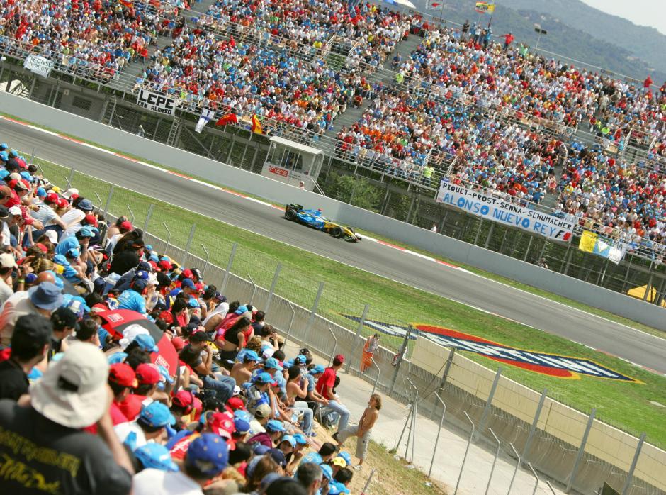 Fernando Alonso en el Gran Premio de España de 2006