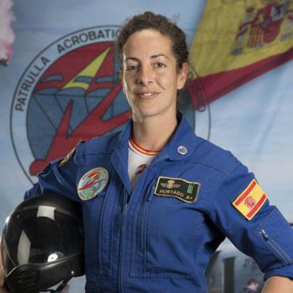 Carmen Gómez Hurtado, con el uniforme de la PAPEA