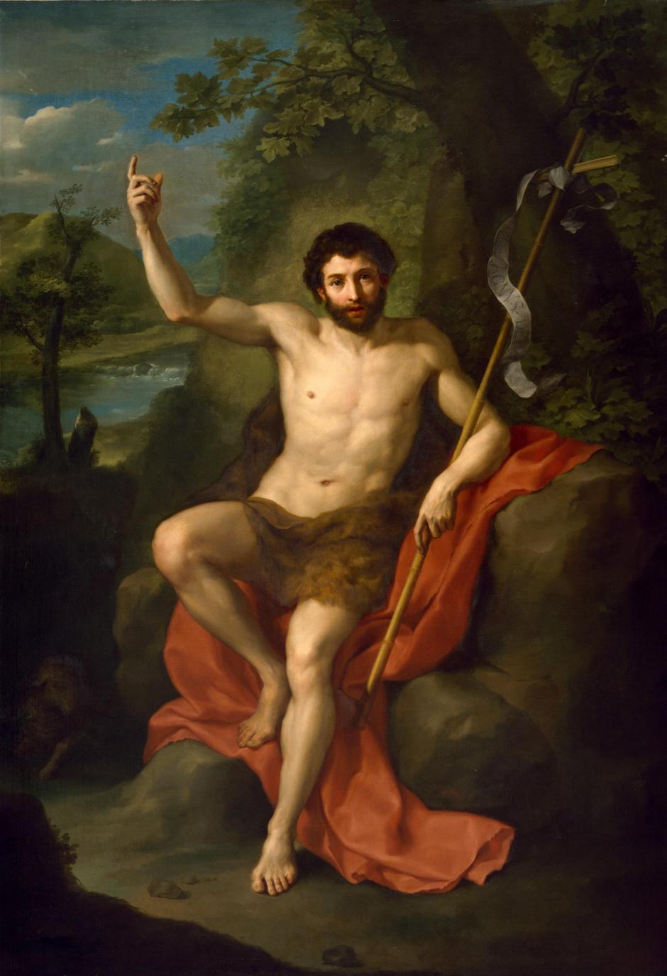 Juan Bautista en el desierto, de Anton Raphael Mengs