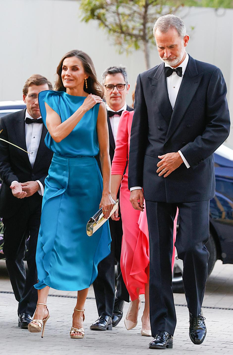 Spanish King Felipe VI and Queen Letizia during the ABC Awards : Mariano de Cavia, Luca de Tena and Mingote 2023 in Madrid on Monday, 17 July 2023.