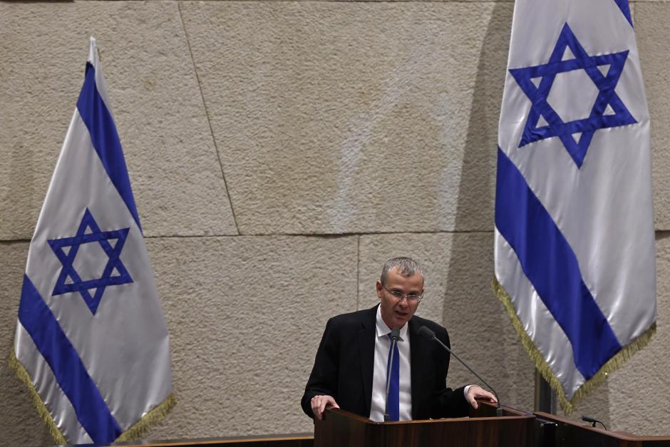 El ministro de Justicia de Israel, Yariv Levin