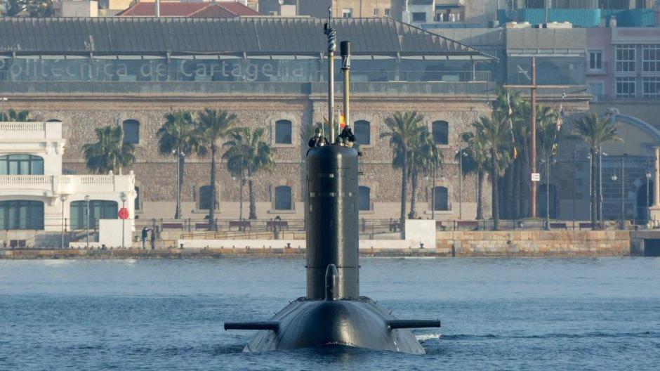 El submarino Tramontana de la Armada española, ya en el tramo final de su vida operativa