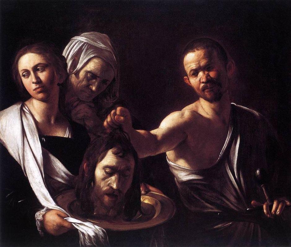 Salomé con la cabeza de Juan el Bautista de Caravaggio