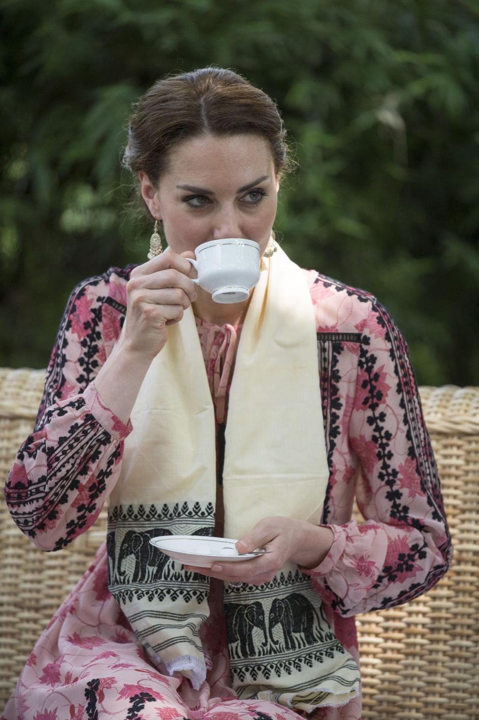 Kate Middleton , The Duchess of Cambridge in Kaziranga , Assam, India, during day four of the royal tour to India