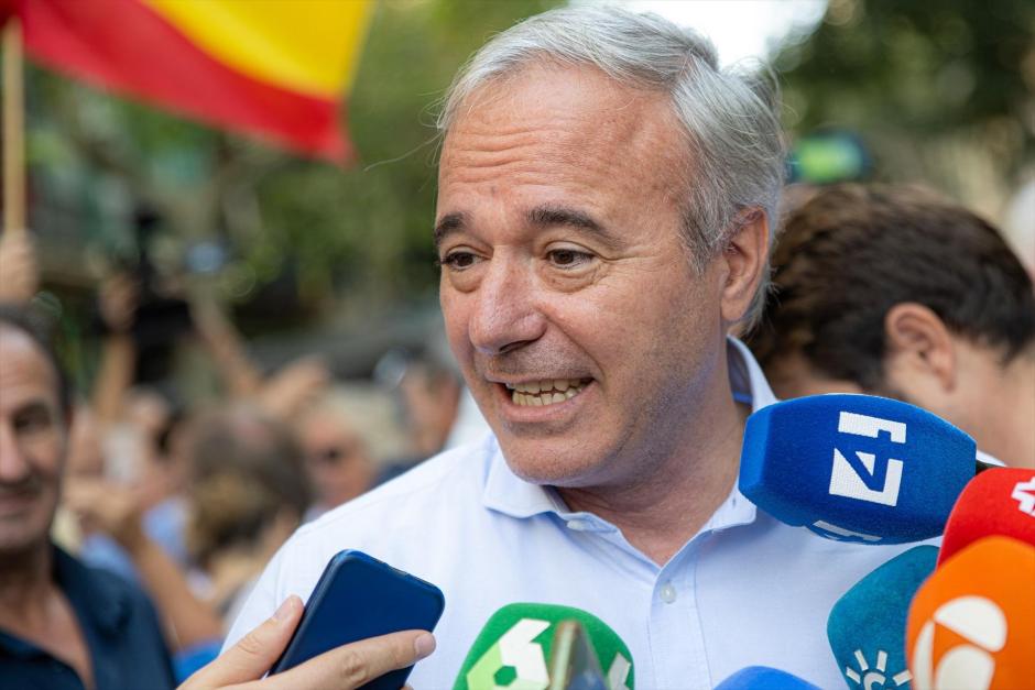 El presidente del Gobierno aragonés y del PP de Aragón, Jorge Azcón.