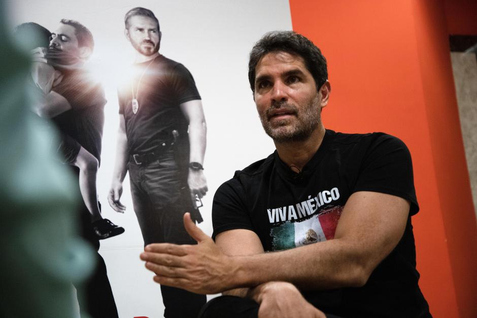Eduardo Verástegui, durante su entrevista con El Debate
