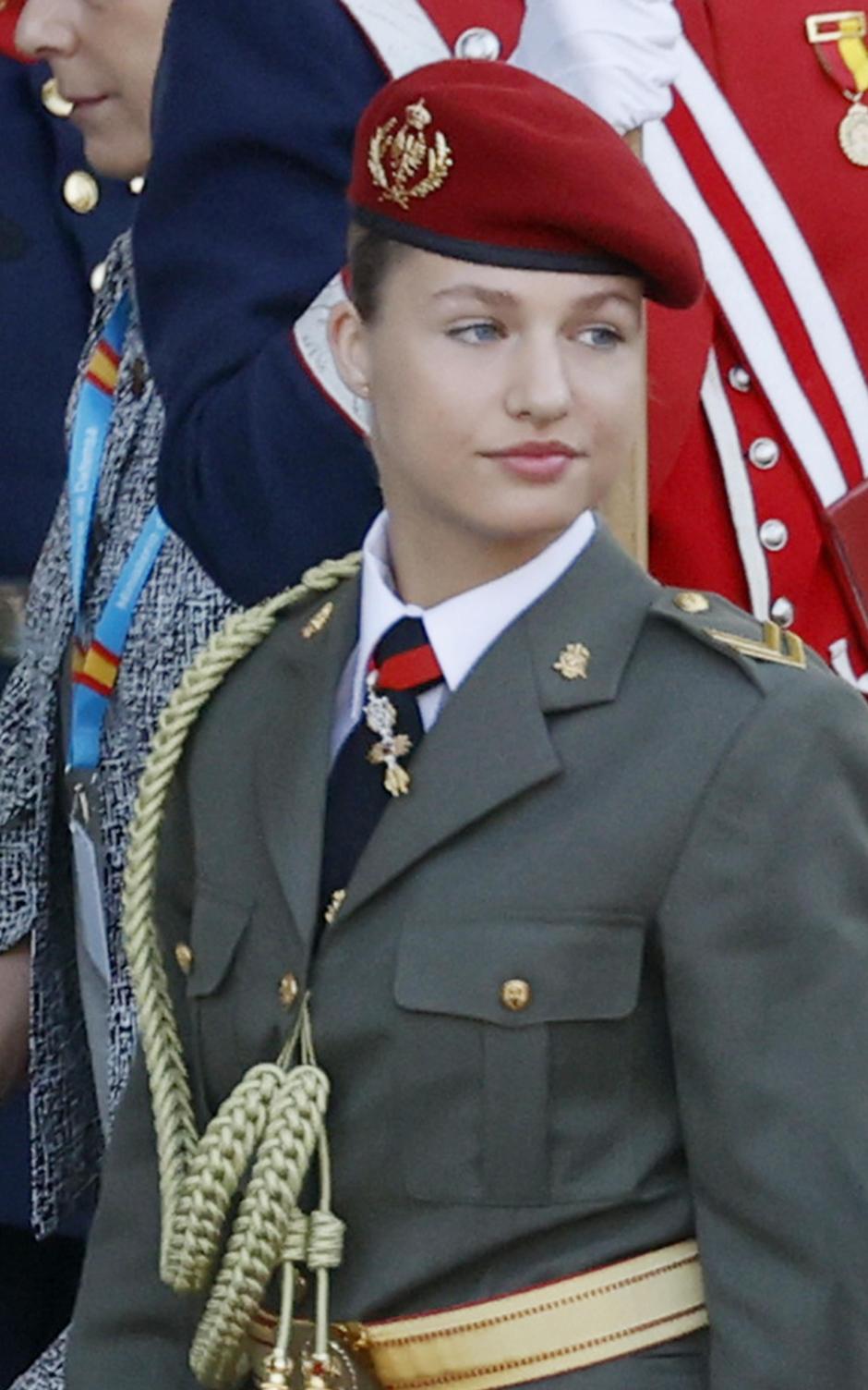 Princess Leonor de Borbon attending a military parade during the known as Dia de la Hispanidad, Spain's National Day, in Madrid, on Thursday 12, October 2023.