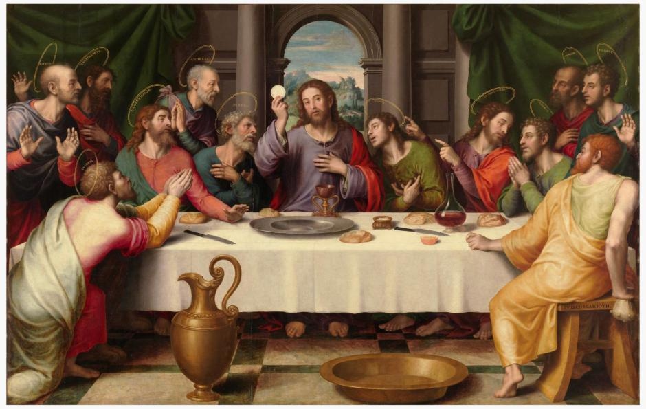 La Última Cena, del pintor valenciano Juan de Juanes