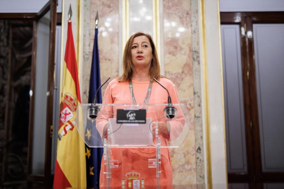 La presidenta del Congreso, Francina Armengol, en una imagen de archivo