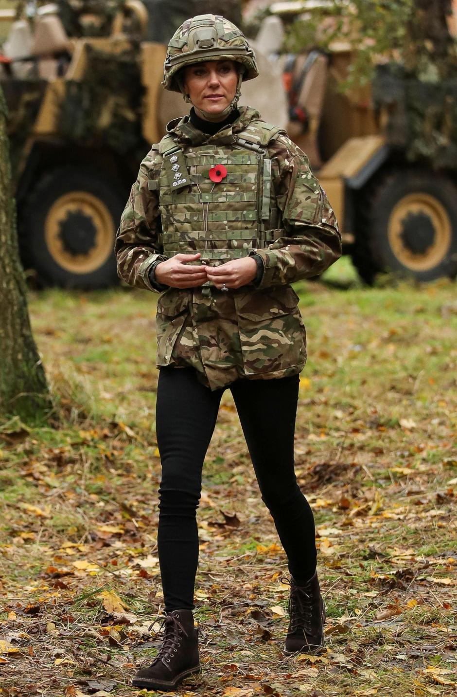Kate Middleton , Princess of Wales visiting The Queen's Dragoon Guards Regiment for the first time as their Colonel in Chief, in Dereham, Britain, November 8, 2023.