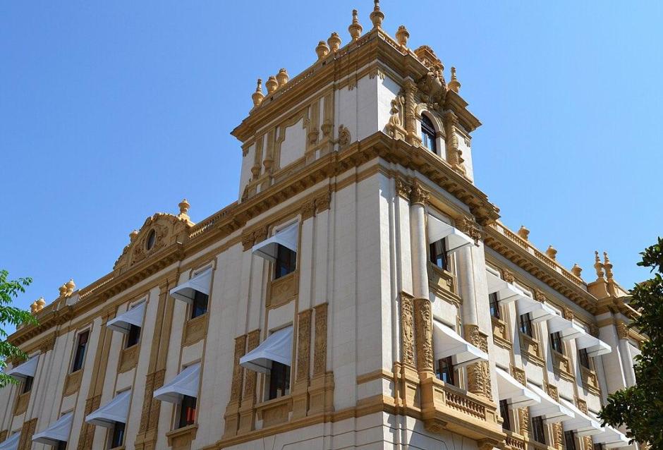 Palacio de la Diputación de Alicante, en una imagen de archivo