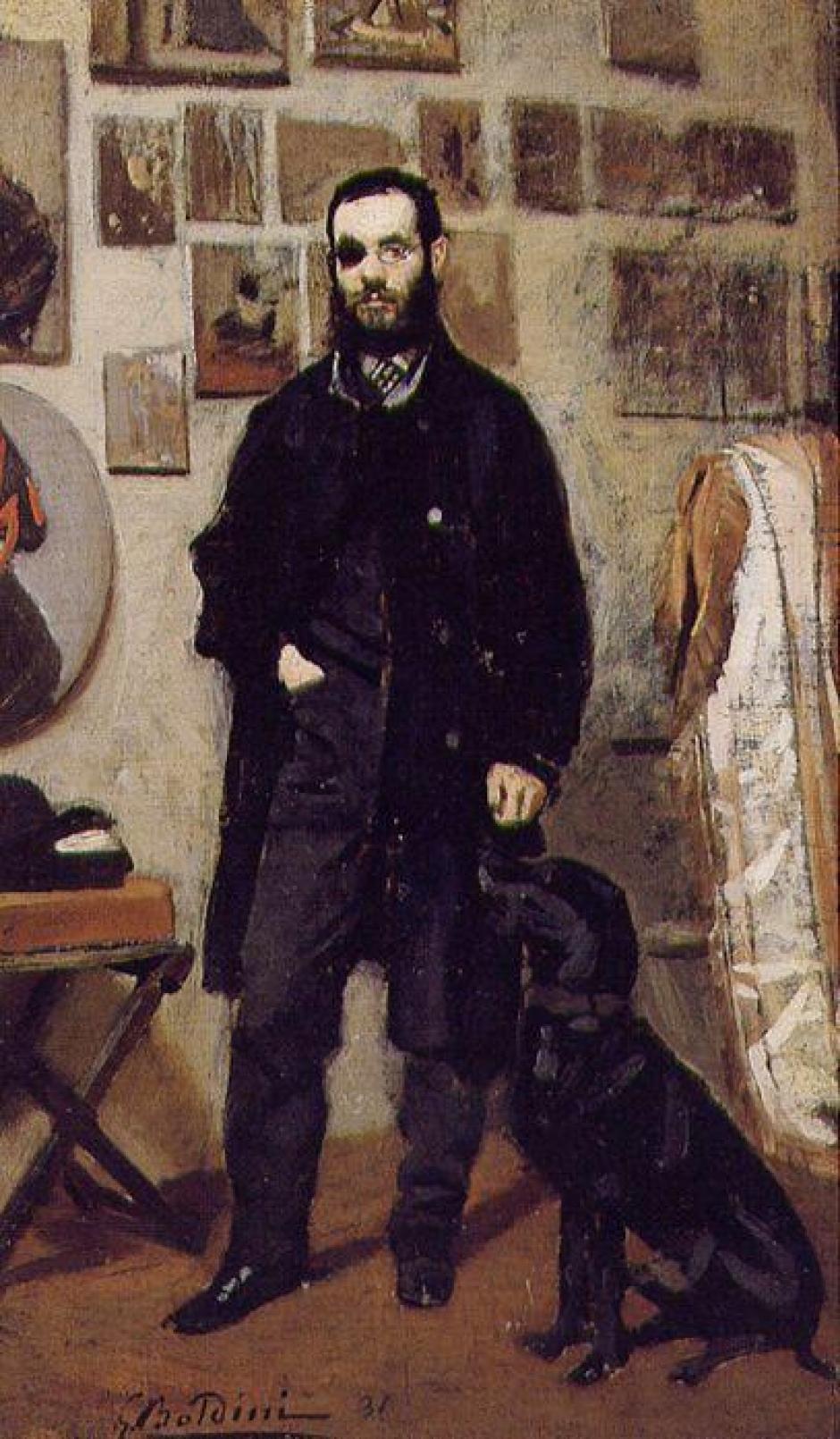Retrato de Giuseppe Abbati (1865) por Giovanni Boldini
