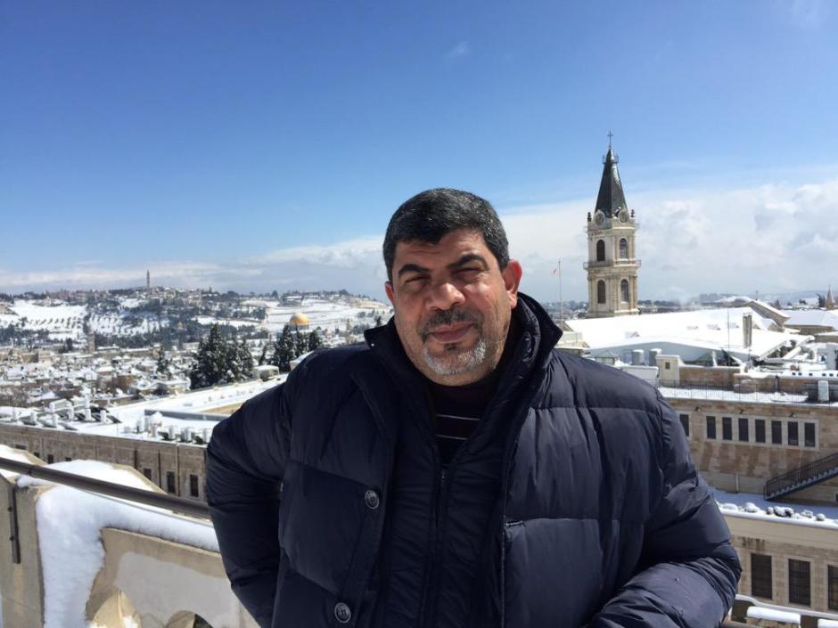 Ibrahim Faltas, ante la ciudad de Jerusalén