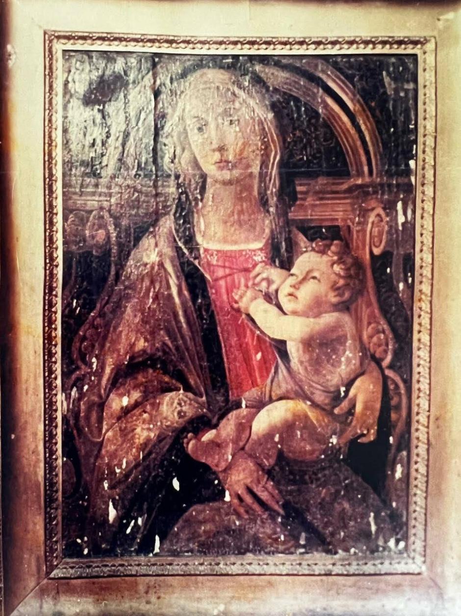 Virgen con el Niño de Boticcelli,