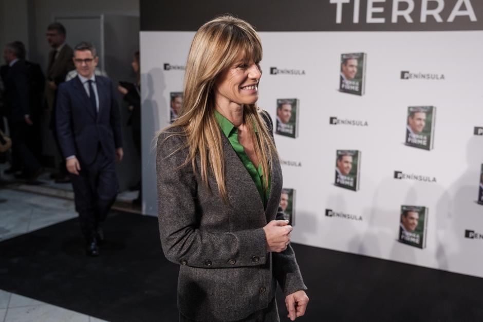 Begoña Gómez during book premiere "Tierra Firme" in Madrid on Monday 11 December 2023