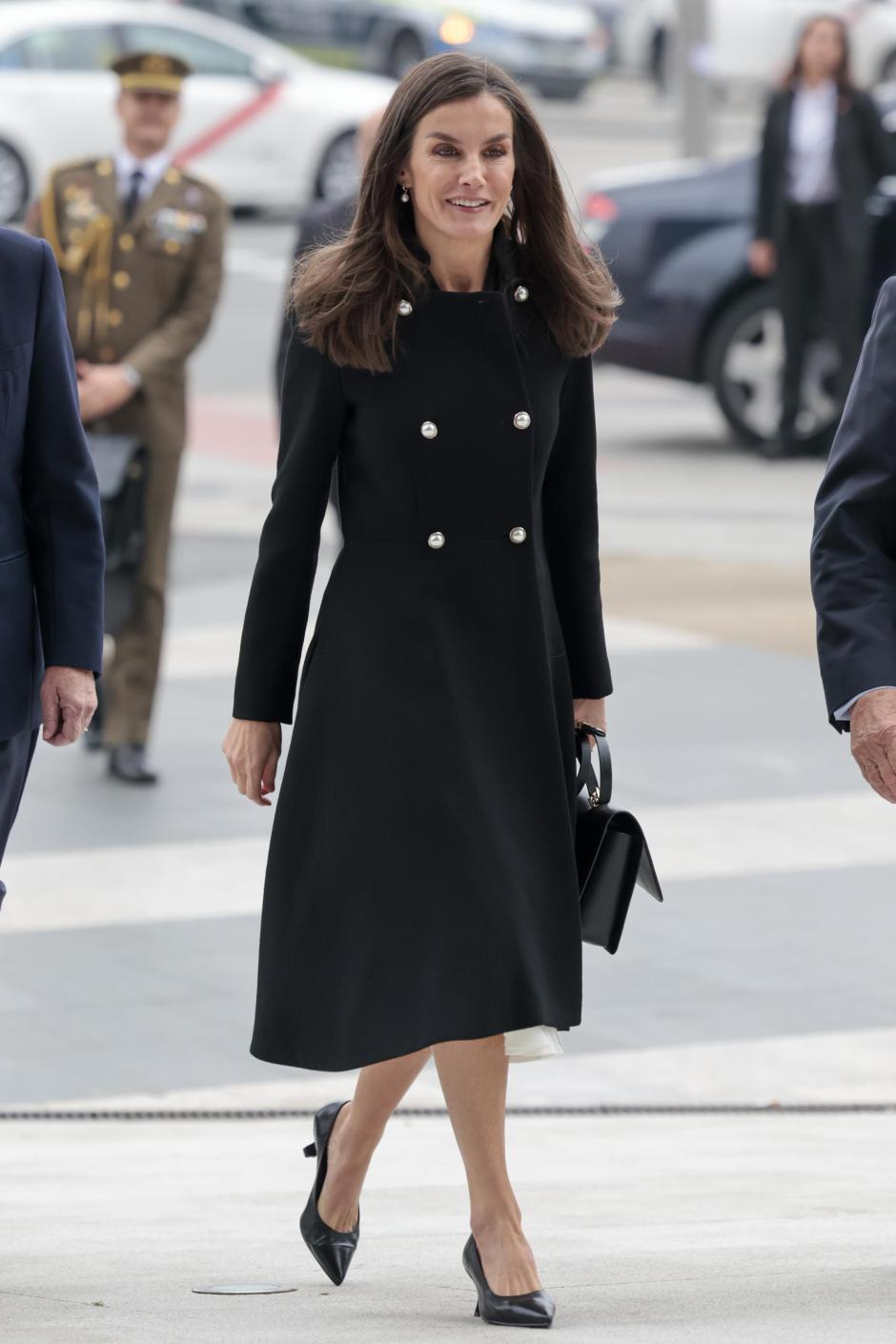 Spanish Queen Letizia during a meeting with FAD Juventud Patronato in Madrid on Tuesday, 12 December 2023.