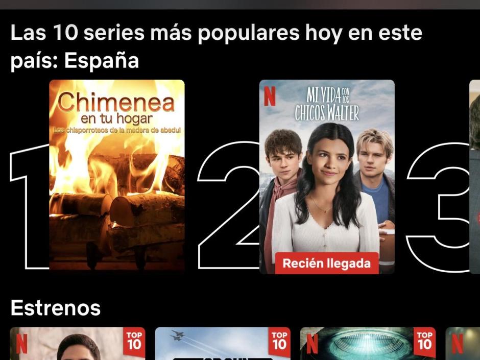 'Chimenea en tu hogar' es la serie más vista de Netflix en España