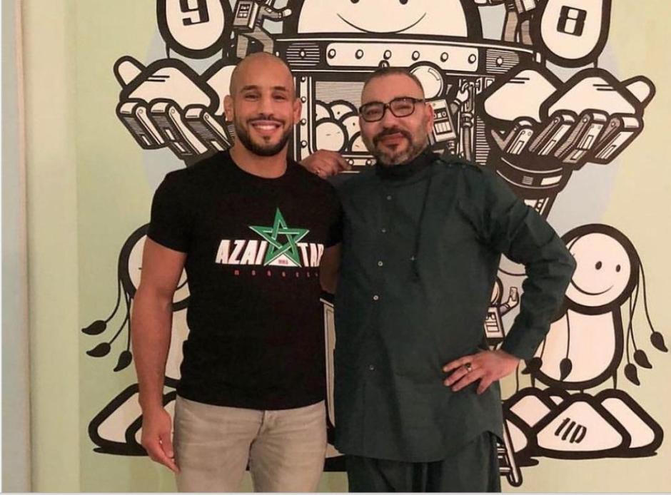 Mohamed VI y Abu Azaitar