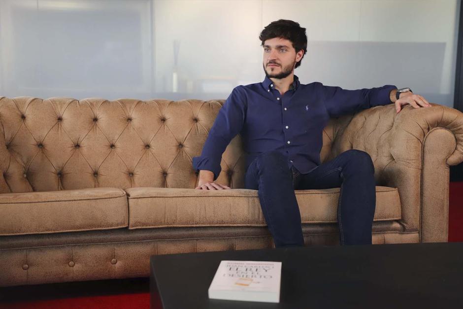 Alejandro Entrambasaguas, en la redacción de El Debate
