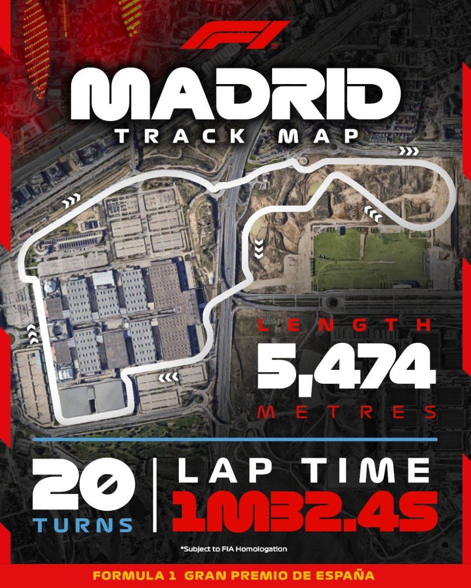 Circuito de Fórmula 1 de Madrid a partir de 2026