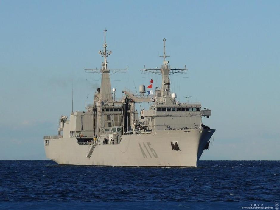 El Buque de Aprovisionamiento de Combate Cantabria (BAC) Cantabria