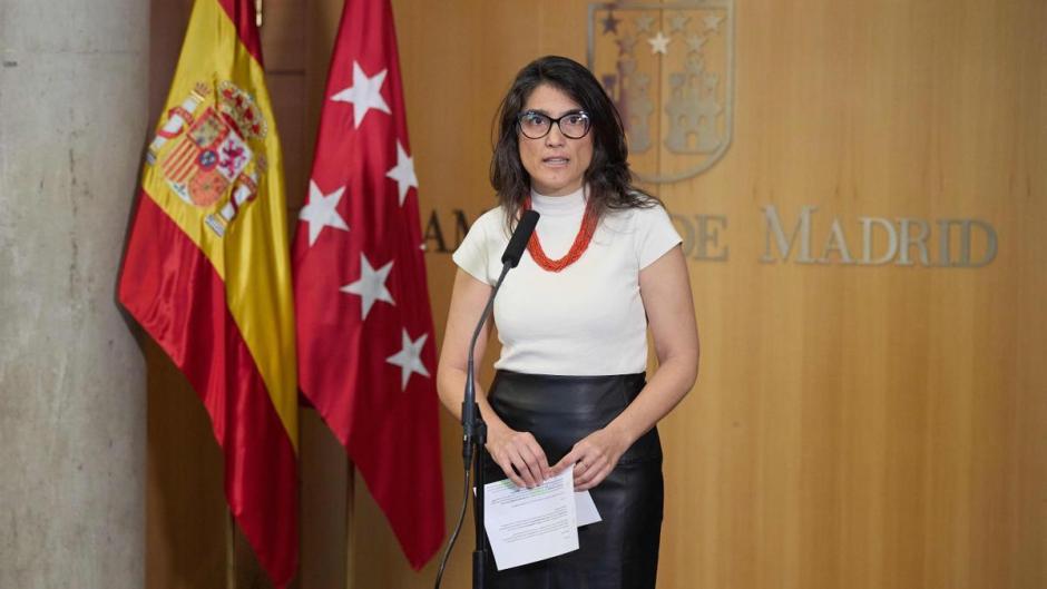 La portavoz de Más Madrid en la Asamblea de Madrid, Manuela Bergerot