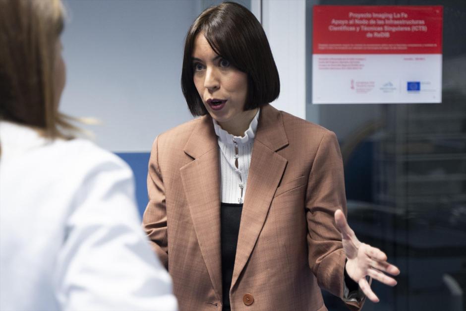 Morant, la semana pasada, en el hospital La Fe de Valencia